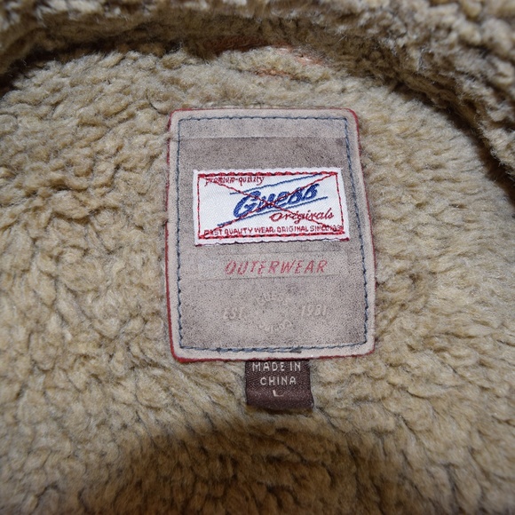 Vintage Guess Leather Jacket Great Condition! - Picture 8 of 8